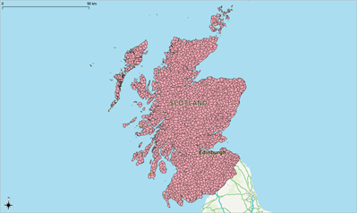 Figure 1: Scotland Subcatchments
